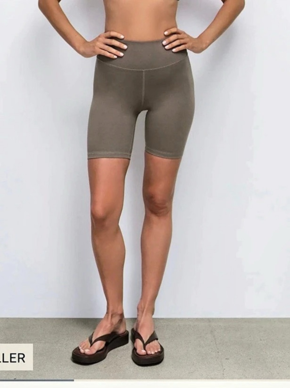 MATE the Label Organic Stretch Biker Short and Sports Bra